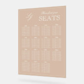 Siège Mariage moderne en terre cuite Monogram Scri (Angle)