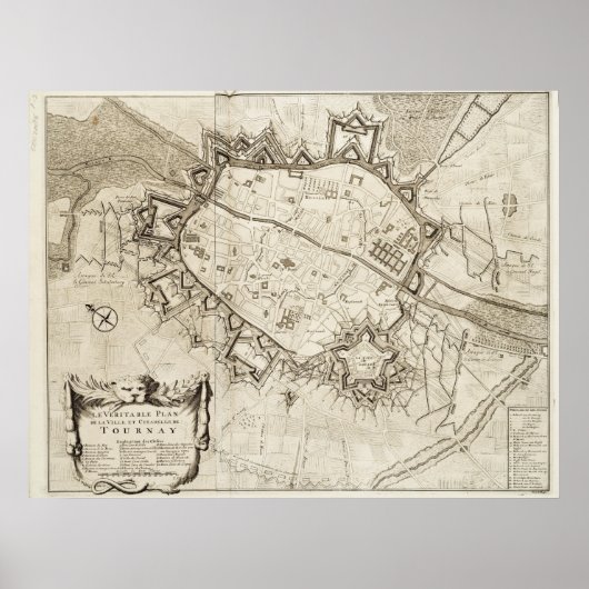 Siege of Tournai Poster (Voorkant)