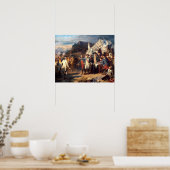 Siege of Yorktown, Art Print (Keuken)