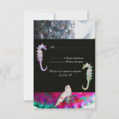 SIÈGE PLAGE MONOGRAM MARIAGE, RSVP blanc noir (Dos)