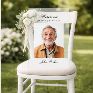 Siège réservé - Photo de mariage commémorative