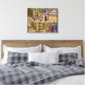 Siege van Antioch Canvas Afdruk (Insitu (Slaapkamer))