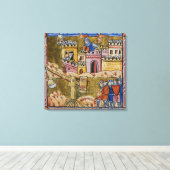 Siege van Antioch Canvas Afdruk (Insitu (Houten vloer))