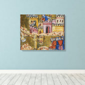 Siege van Antioch Canvas Afdruk (Insitu (Houten vloer))