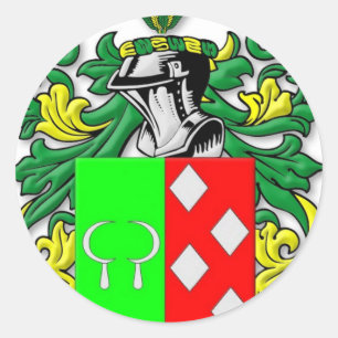 Siegel wapenschild ronde sticker