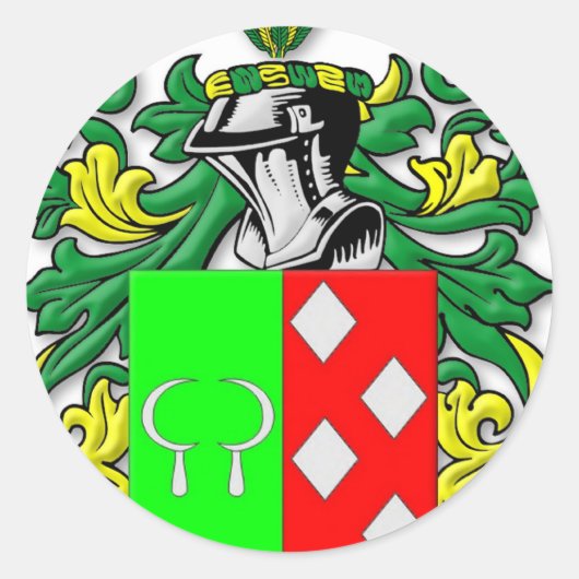 Siegel wapenschild ronde sticker (Voorkant)