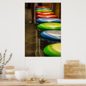 SIÈGES DE JEU 24 X 36 POSTER EN PAPIER ARCHIVÉ (Cuisine)