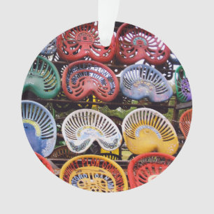 Sièges de tracteur à l'exposition de tracteur