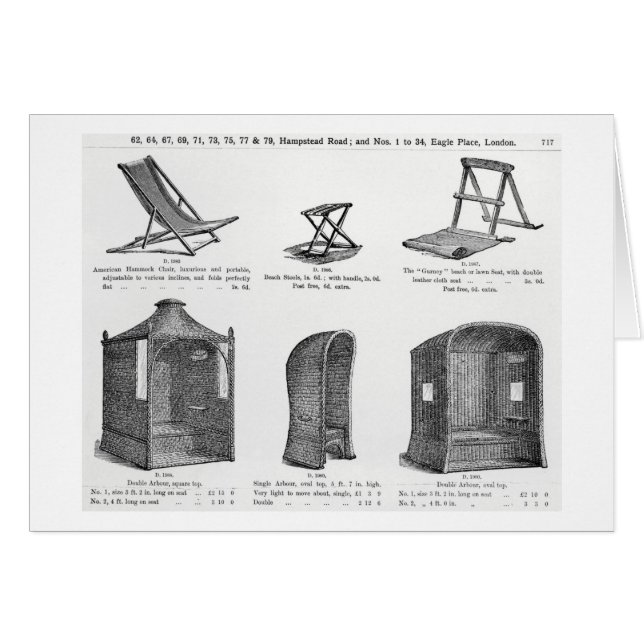 Sièges et tonnelles du catalogu d'Oetzmann et de (Devant horizontal)