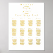 Sièges mariages Graphique 12 Tableaux Véritable hu (Recto)