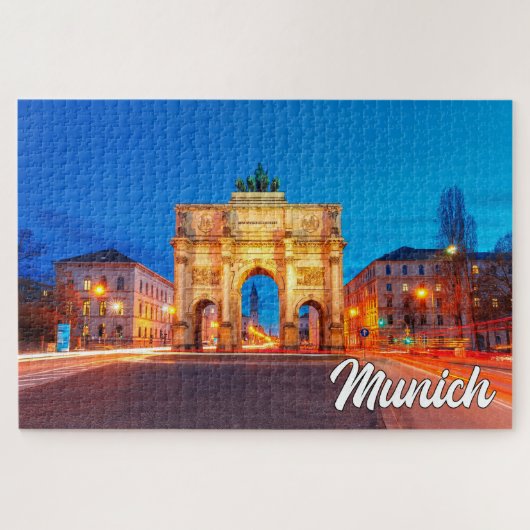 Siegestor, München, Duitsland Legpuzzel (Horizontaal)