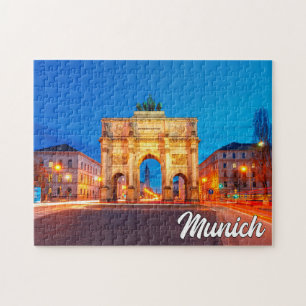 Siegestor, München, Duitsland Legpuzzel