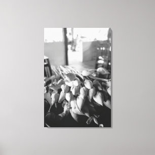 Siem Reap Cambodja, Lotusbloemen Canvas Afdruk