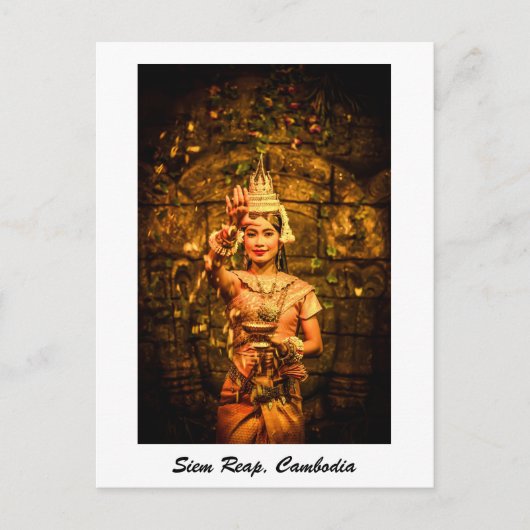 Siem Reap, Cambodjaans Briefkaart (Voorkant)