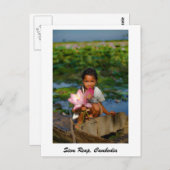 Siem Reap, Carte postale cambodgienne (Devant / Derrière)