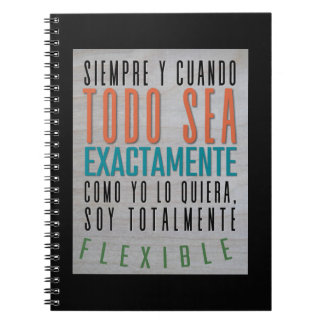 Siempre y Cuando Todo Sea... Notitieboek