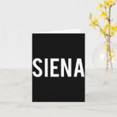 Siena - Cool New Funny Name Fan Gift Tee  Kaart (Gele Bloem)