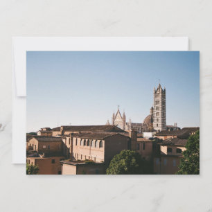 Siena Italië Daken Film Foto Platte Postkaart Bedankkaart