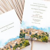 SIENA Italie Destination Mariage Invitation