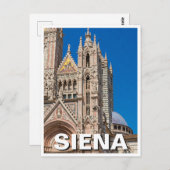 Siena Italië Reizen Duomo Kathedraal Briefkaart (Voorkant / Achterkant)