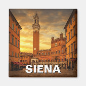 Siena Italië Reizen Magneet (Voorkant)