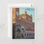Siena - Palazzo Pubblico Briefkaart (Voorkant / Achterkant)
