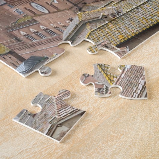 Siena Piazza del Campo vue puzzle (Côté)