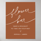 SIENNA-aanjager, maak je Bouquet-teken Poster (Voorkant)