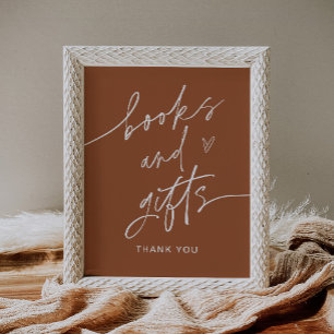 SIENNA-boeken en cadeaubonborden voor Baby showers Poster