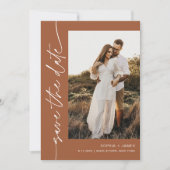 SIENNA Bohemian Photo Enregistrer La Carte Date (Devant)