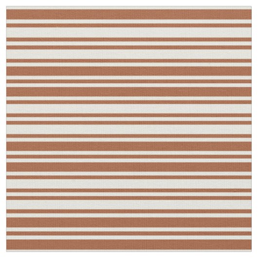Sienna en Beige Pattern Stof (Close Up)