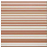 Sienna en Beige Pattern Stof (Swatch)