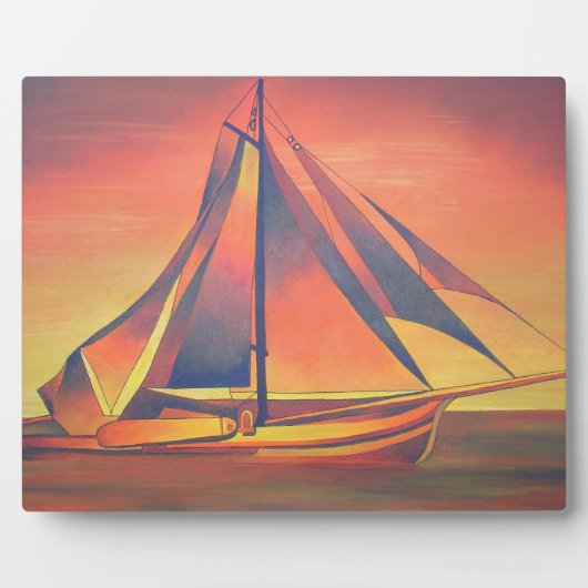 Sienna Sails op Sunset Fotoplaat (Voorkant)