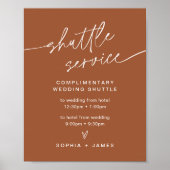 SIENNA Trouw Shuttle Service Bord Poster (Voorkant)