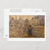 Sien's moederhuis, Van Gogh Fine Art Briefkaart (Voorkant / Achterkant)