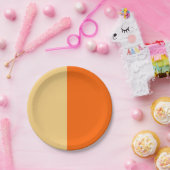 Sier Half En Half Papieren Bordje (Feest)