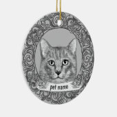 Sieraad ter herinnering aan kat met liefde keramisch ornament (Rechts)