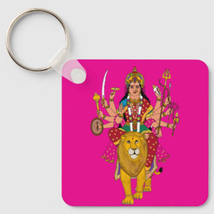 Sieradegodinnen Durga-sleutelhanger Sleutelhanger