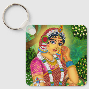 Sieradelijke Radha-sleutelhanger Sleutelhanger