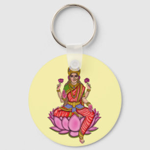 Sieradelsleutel met godin Lakshmi Sleutelhanger