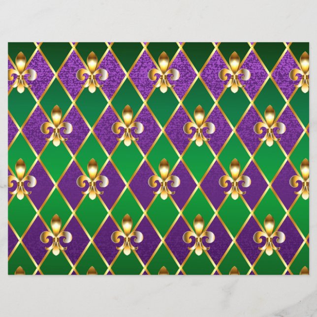 Sieraden Achtergrond Mardi Gras (Voorkant)