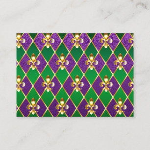 Sieraden Achtergrond Mardi Gras Aanbevelingskaartje