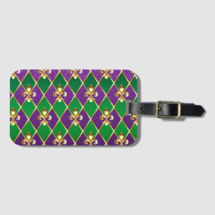 Sieraden Achtergrond Mardi Gras Bagagelabel
