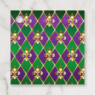 Sieraden Achtergrond Mardi Gras Bedankjes Labels