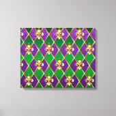 Sieraden Achtergrond Mardi Gras Canvas Afdruk (Voorkant)