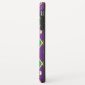 Sieraden Achtergrond Mardi Gras Case-Mate iPhone Case (Achterkant/links)