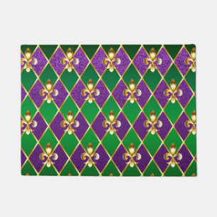Sieraden Achtergrond Mardi Gras Deurmat
