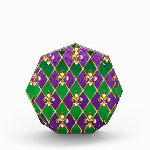 Sieraden Achtergrond Mardi Gras Fotoblokken