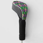 Sieraden Achtergrond Mardi Gras Golfheadcover (Schuin)