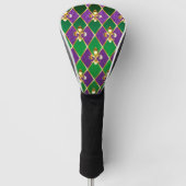 Sieraden Achtergrond Mardi Gras Golfheadcover (Voorkant)
